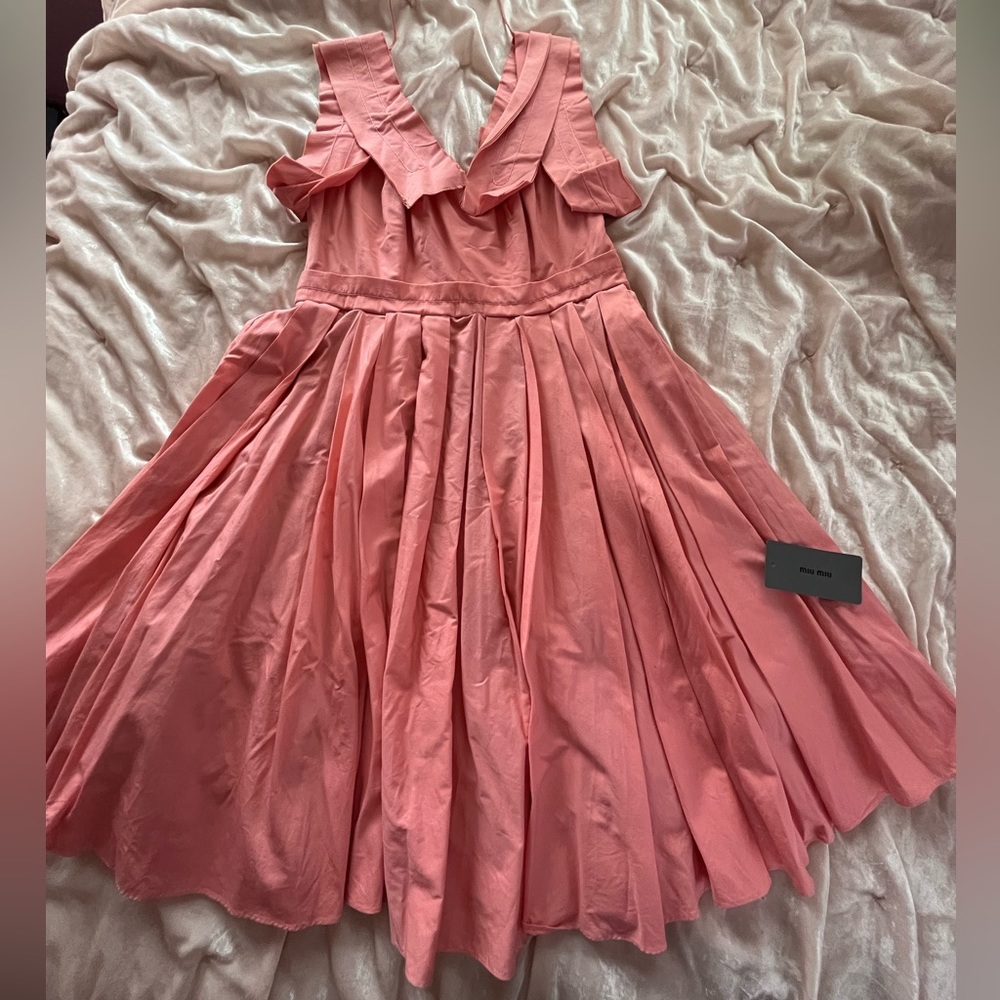 Pink Miu Miu Babydoll Dress